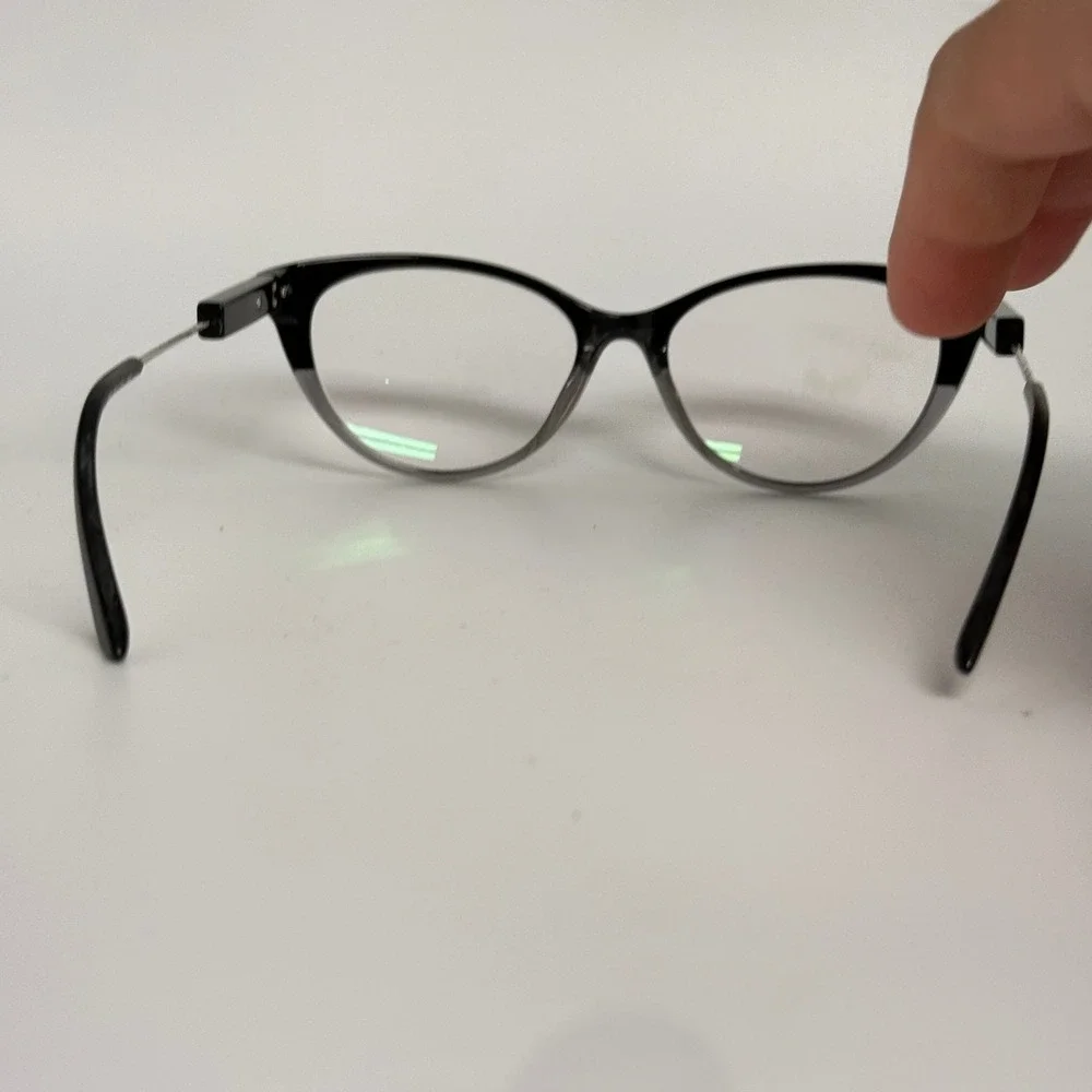 Calvin Klein CK19706 074 Womens Cat Eye Eyeglasses Black‎ Grey 54 16 140